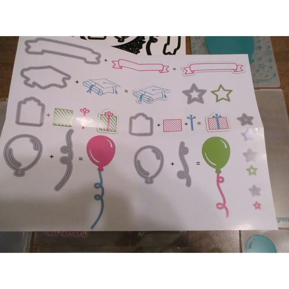 DIAMOND PRESS OCCASIONS STAMP DIE MASK SET